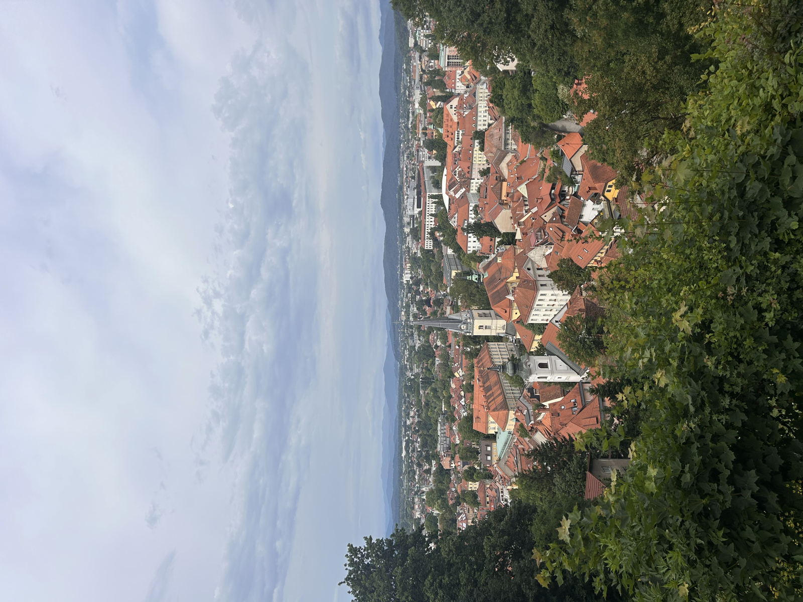 Hej på er!
Dag 6 av tågluffen bestod av att upptäcka Ljubljana. Var det så mycket att se? Nej. Hann vi se allt igår förutom slottet? Ja. 🙈
Idag blev det lite sovmorgon innan vi tog varsin bolt in till smeten. Där blev det varsin is latte på ett super fint café som hade plastsugrör 😍 Med varsin kaffe i handen blev det promenad till Ljubljana Castle där även varsin Lidl-sallad åts till lunch! Sen fick en av oss den briljanta idén att åka Urban train genom innerstan, ni kan ju gissa vem av oss det var 😂 Efter 1 h turisttåg hade någon av oss spring i benen så det blev lite utegym innan vi begav oss hem till hotellet. Till middag blev det arabisk mat, ni kan ju gissa vem av oss som valde det 😂 Mycket gott dock! Kvällen avslutades i vanlig ordning med kortspel🃏I morgon blir det utflykt till Lake Bled 🪸